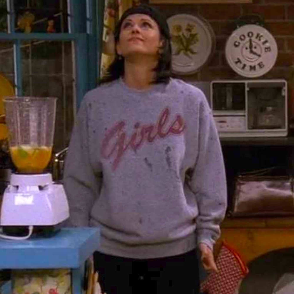 Gray 'Girls' Sweatshirt
